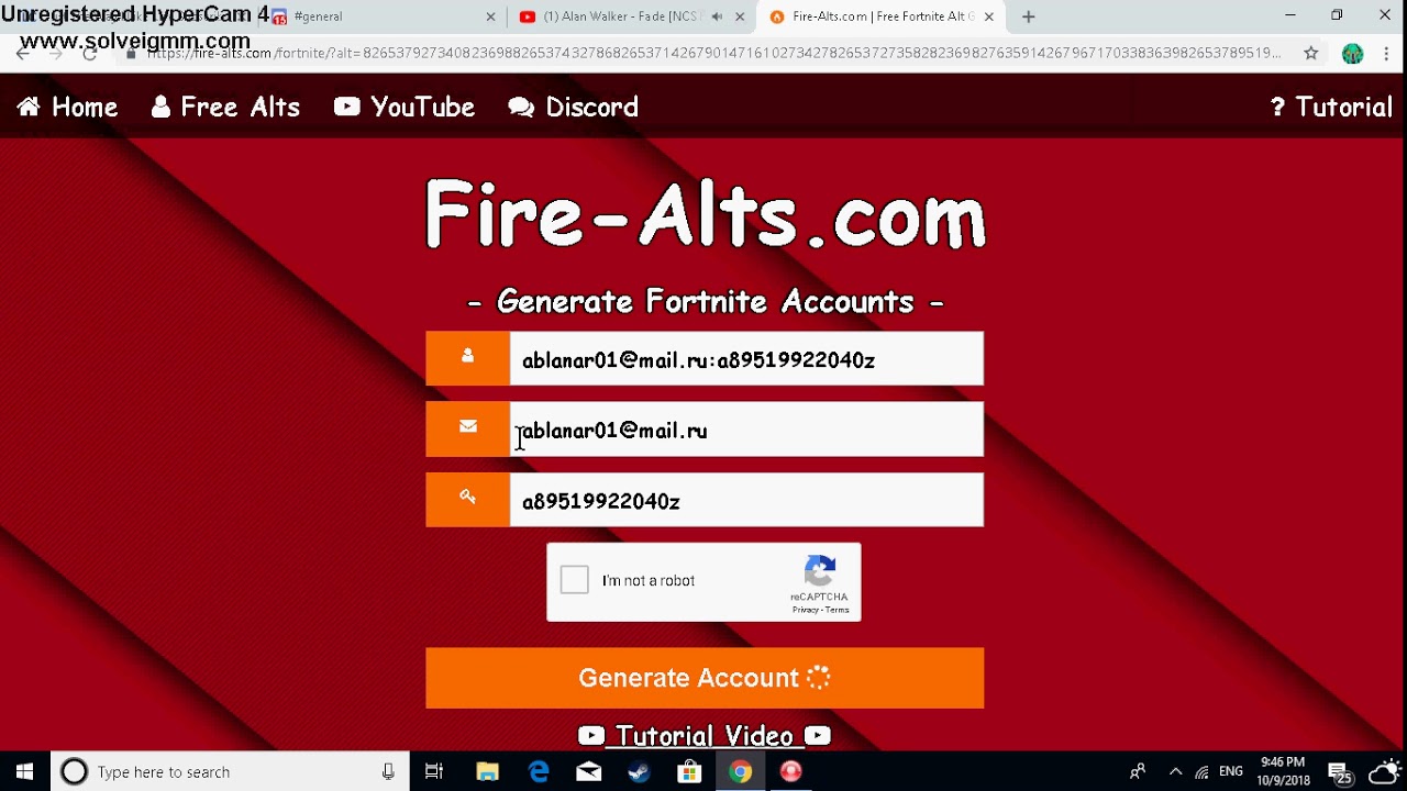 Minecraft account generator download mac os